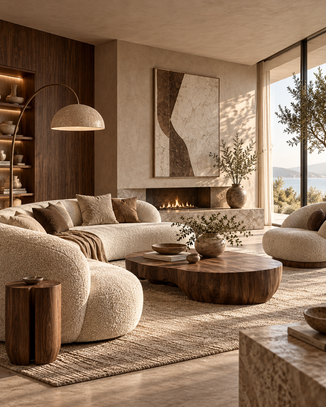 Organic living interior design inspiration