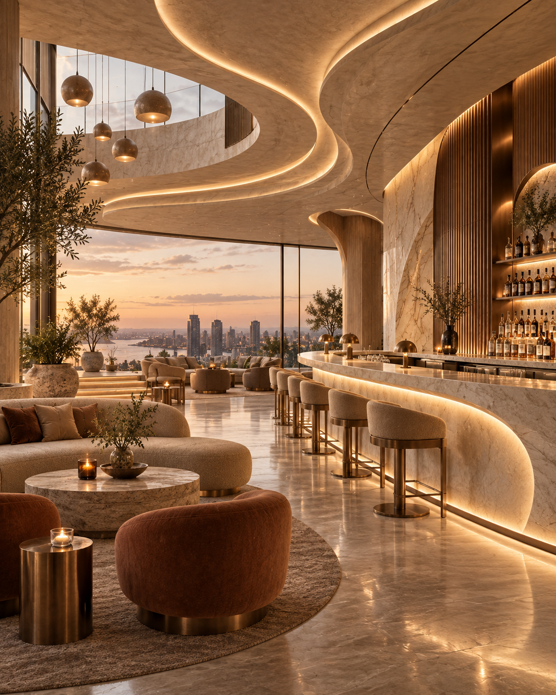 Rooftop retreat interior design inspiration